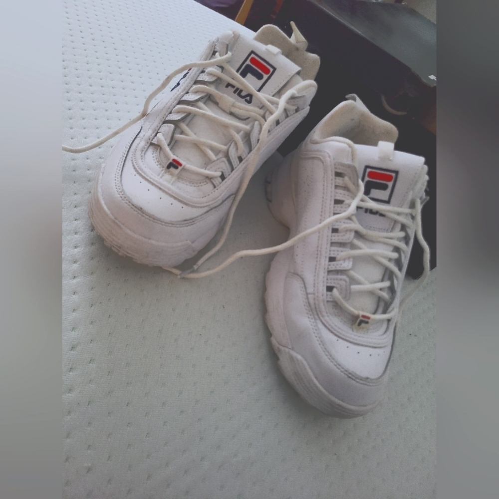 All White Filas